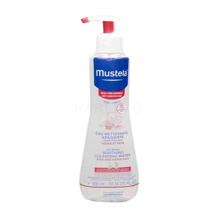 Mustela Bébé Soothing Cleansing Water No-Rinse Tonik za djecu 300 ml
