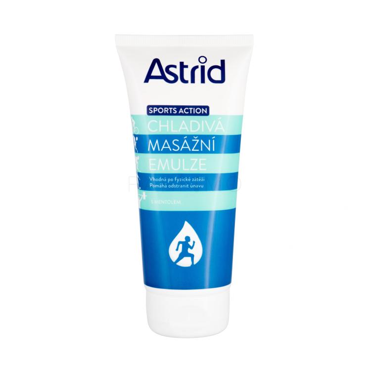 Astrid Sports Action Cooling Massage Emulsion Proizvod za masažu za žene 200 ml