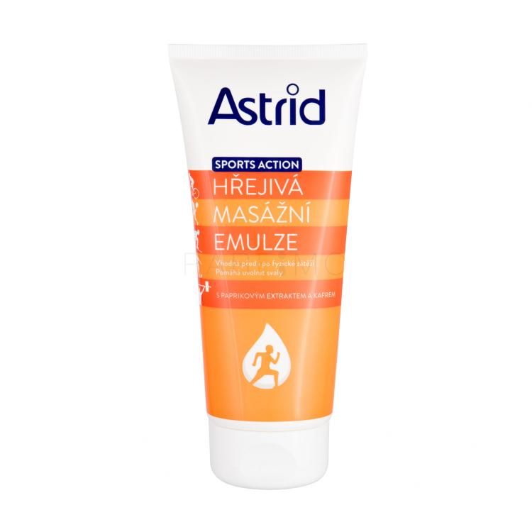 Astrid Sports Action Warming Massage Emulsion Proizvod za masažu za žene 200 ml