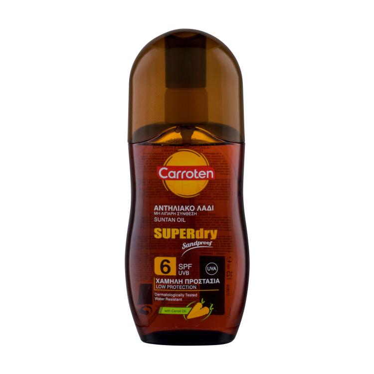 Carroten Superdry Suntan Oil SPF6 Proizvod za zaštitu od sunca za tijelo 125 ml