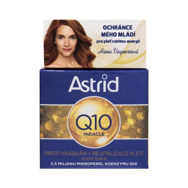 Astrid Q10 Miracle Noćna krema za lice za žene 50 ml