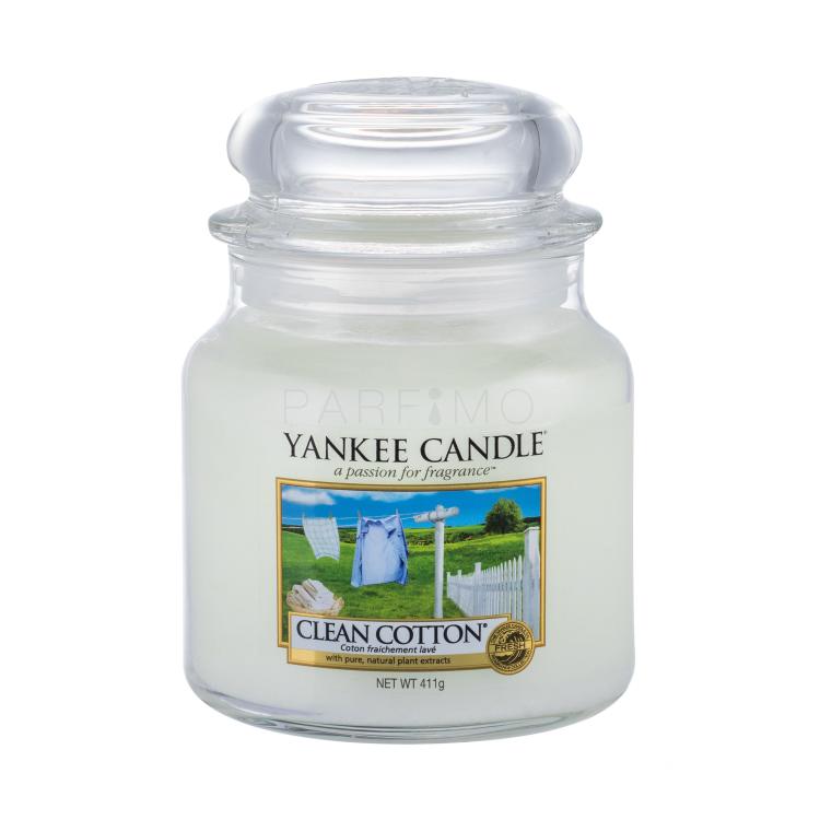 Yankee Candle Clean Cotton Mirisna svijeća 411 g