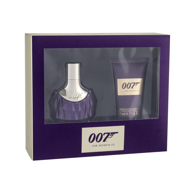 James Bond 007 James Bond 007 For Women III Poklon set parfemska voda 30 ml + losion za tijelo 50 ml