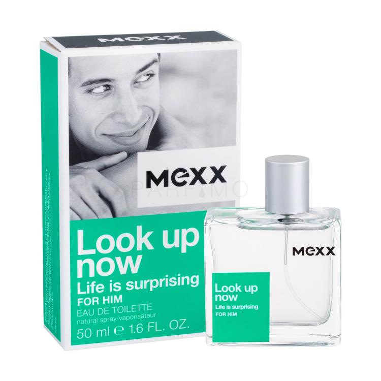 Mexx Look up Now Life Is Surprising For Him Toaletna voda za muškarce 50 ml oštećena kutija