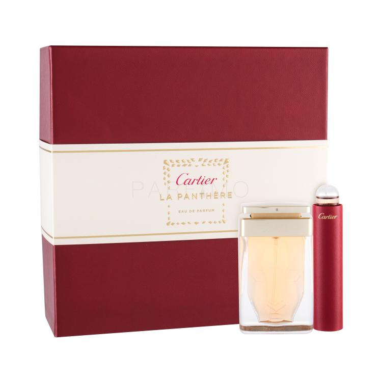 Cartier La Panthère Poklon set parfemska voda 75 ml + parfemska voda 15 ml