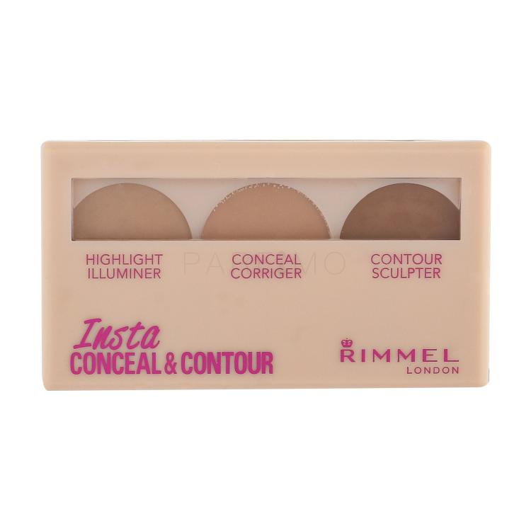 Rimmel London Insta Conceal &amp; Contour Paleta za konturiranje za žene 8,4 g Nijansa 020 Medium
