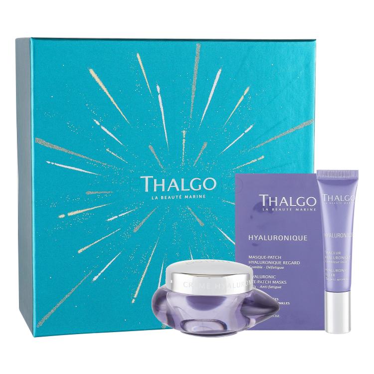 Thalgo Hyaluronique Poklon set dnevna krema za lice 50 ml + serum za lice 20 ml + maska za lice 4,5 ml