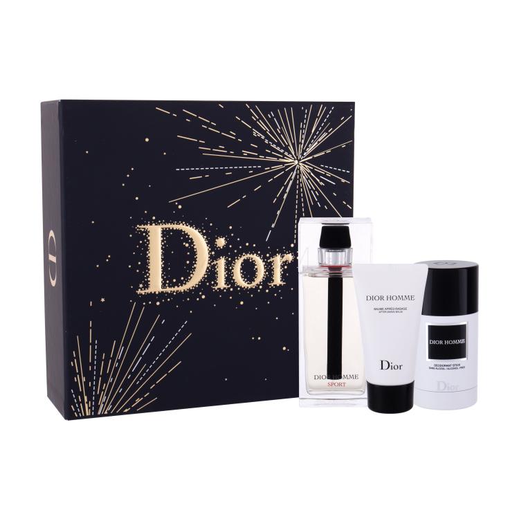 Christian Dior Dior Homme Sport 2017 Poklon set toaletní voda 125 ml + balzám po holení 50 ml + deostick 75 g