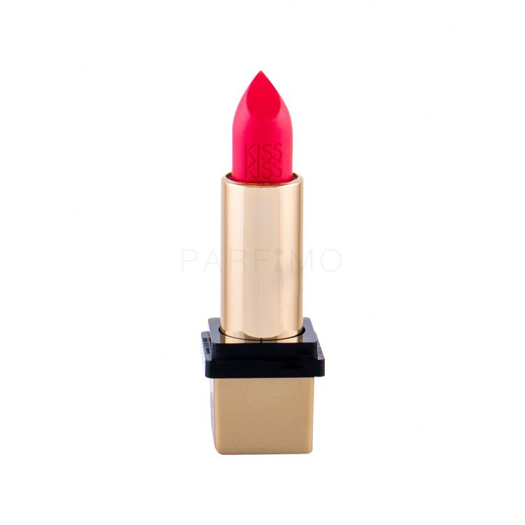 Guerlain KissKiss Matte Ruž za usne za žene 3,5 g Nijansa M332 Electric Ruby tester