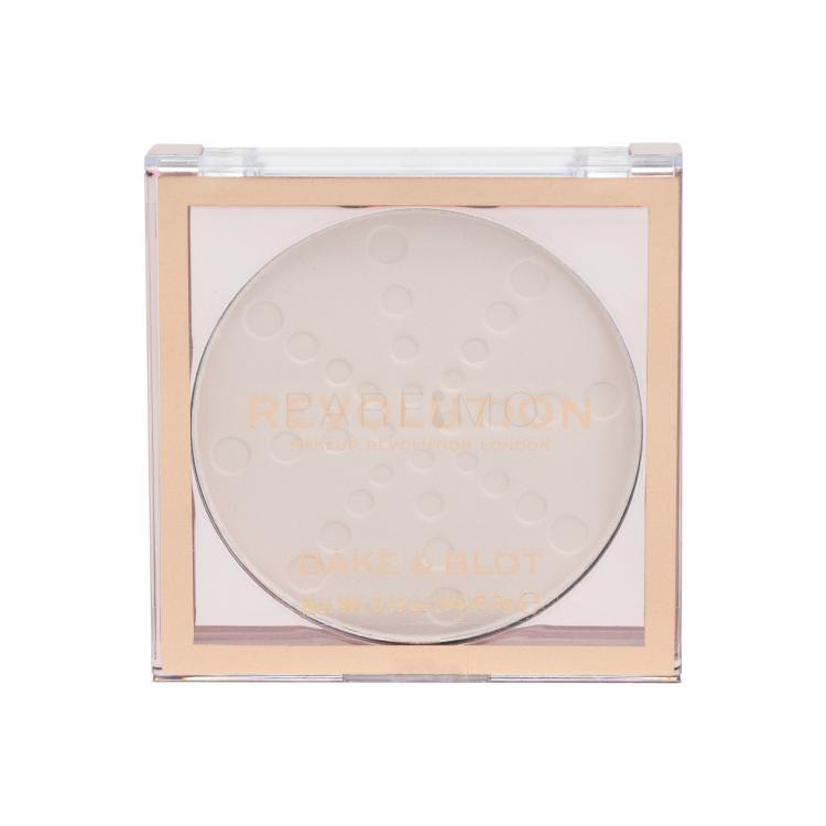 Makeup Revolution London Bake &amp; Blot Puder u prahu za žene 5,5 g Nijansa Translucent