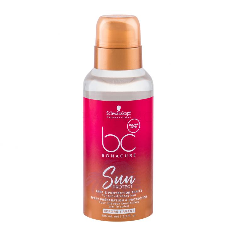Schwarzkopf Professional BC Bonacure Sun Protect Prep &amp; Protection Njega kose bez ispiranja za žene 100 ml