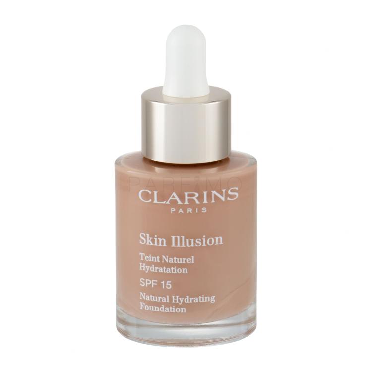 Clarins Skin Illusion Natural Hydrating SPF15 Puder za žene 30 ml Nijansa 113 Chestnut