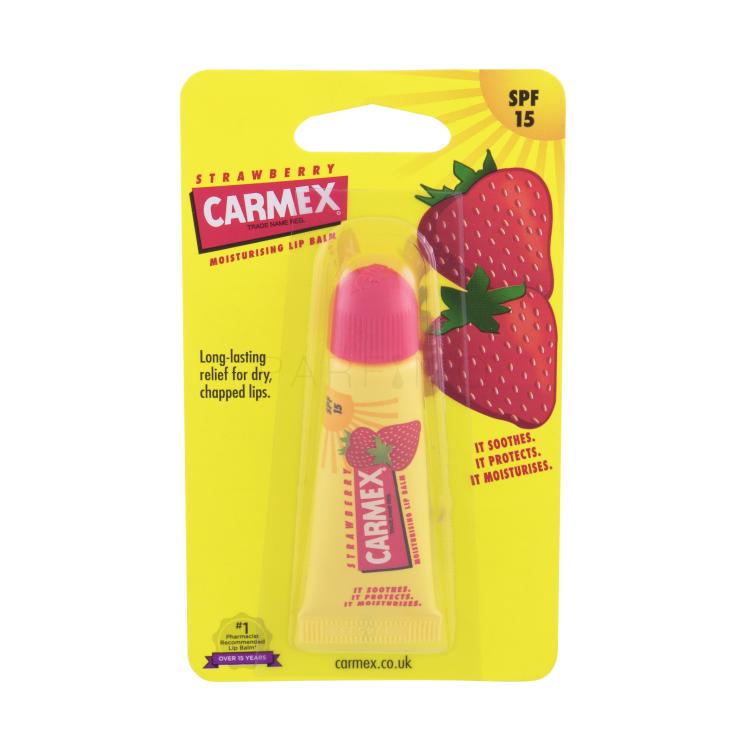 Carmex Strawberry SPF15 Balzam za usne za žene 10 g