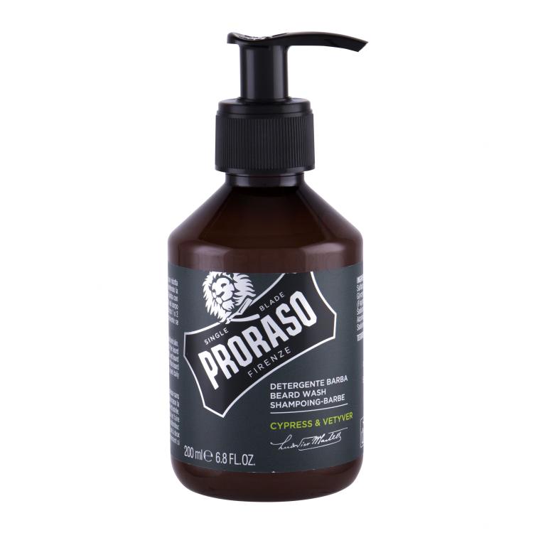 PRORASO Cypress &amp; Vetyver Beard Wash Šampon za bradu za muškarce 200 ml