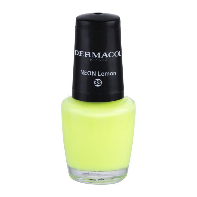 Dermacol Neon Lak za nokte za žene 5 ml Nijansa 33 Neon Lemon