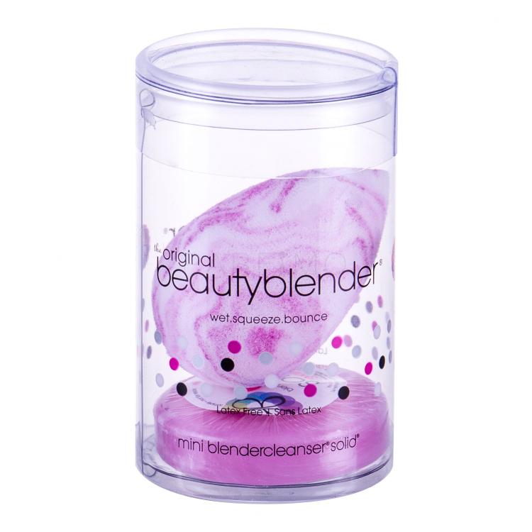 beautyblender the original Swirl about Town Poklon set spužva za šminku 1 komad + tvrdi sapun za čišćenje spužve