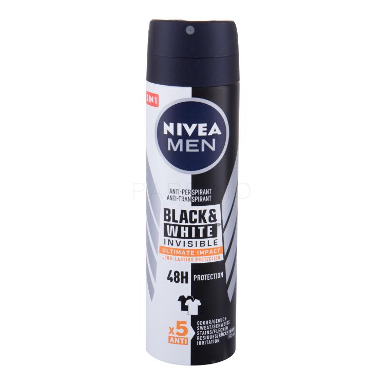 Nivea Men Invisible For Black &amp; White Ultimate Impact 48h Antiperspirant za muškarce 150 ml