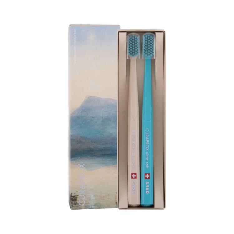 Curaprox 5460 Ultra Soft Duo Limited Edition Zubna četkica 2 kom Nijansa Beige &amp; Turquoise