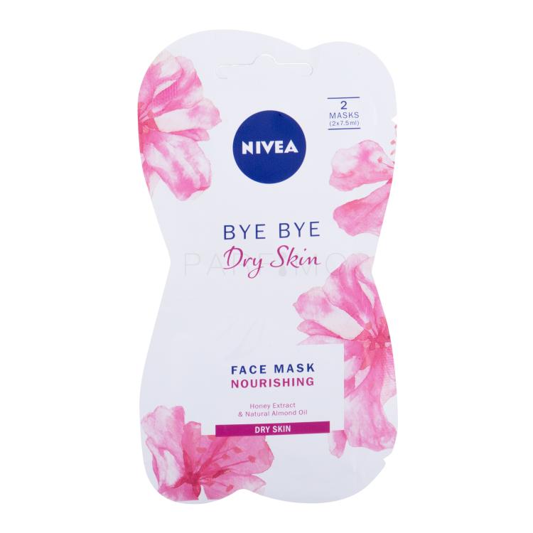 Nivea Bye Bye Dry Skin Maska za lice za žene 15 ml