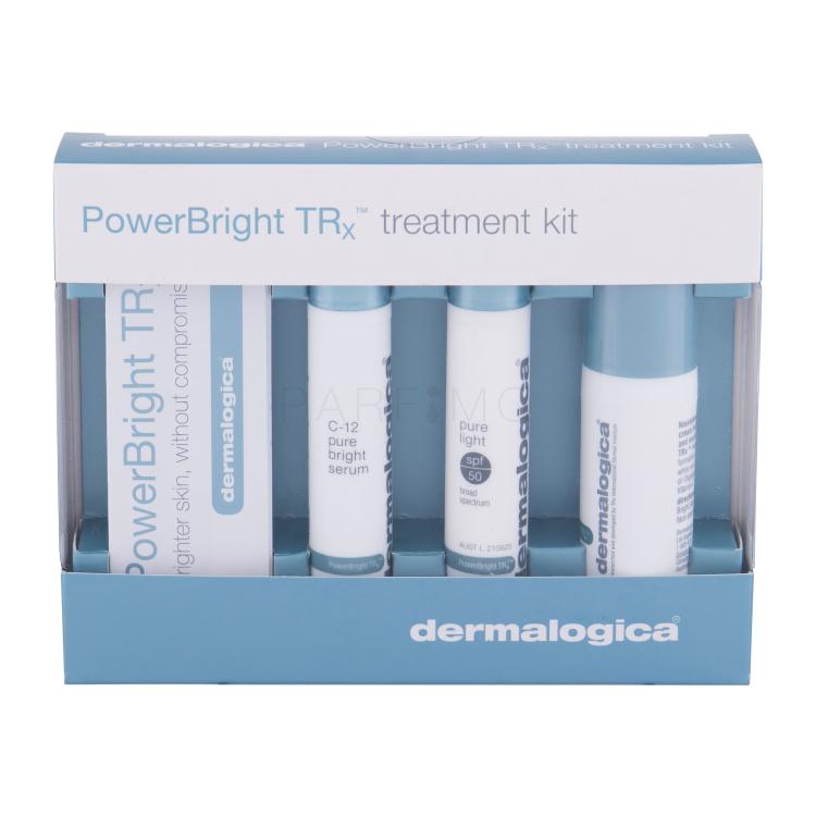 Dermalogica PowerBright TRx C -12 Pure Bright Poklon set serum za lice C-12 10 ml + dnevna krema za lice SPF50 10 ml + noćna krema za lice Pure Night 10 ml