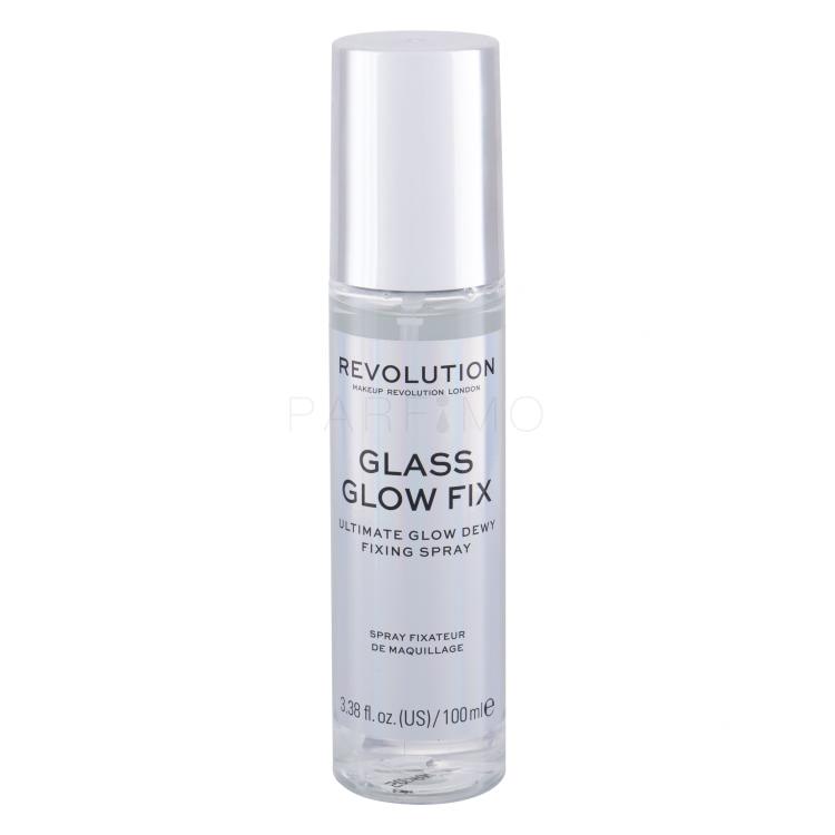 Makeup Revolution London Glass Glow Fix Fiksatori šminke za žene 100 ml