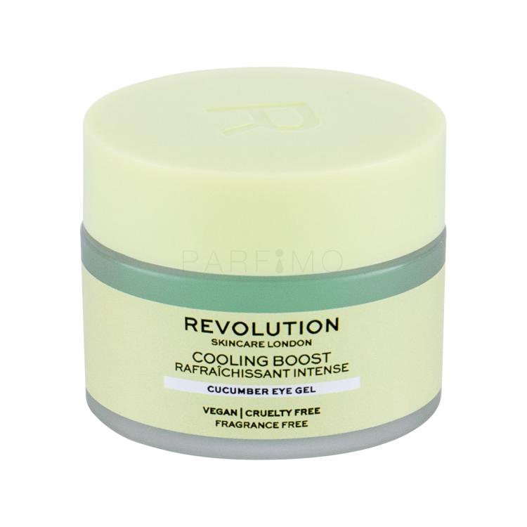 Revolution Skincare Cooling Boost Cucumber Gel za područje oko očiju za žene 15 ml