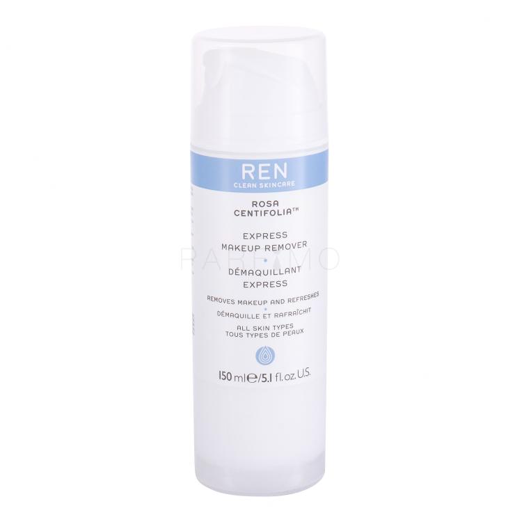 REN Clean Skincare Rosa Centifolia Express Odstranjivač šminke za lice za žene 150 ml
