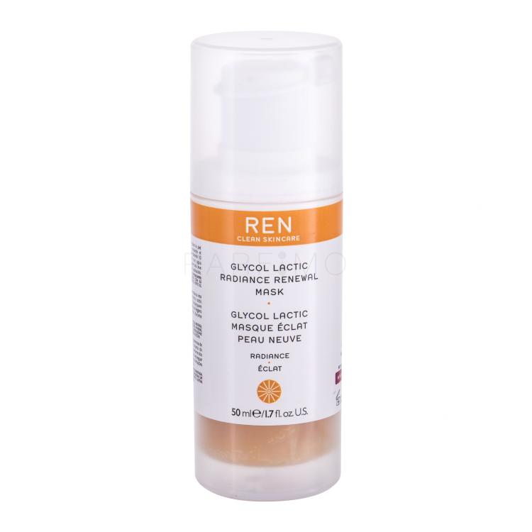 REN Clean Skincare Radiance Glycol Lactic Radiance Renewal AHA Maska za lice za žene 50 ml