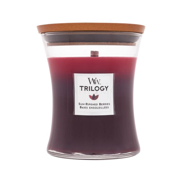 WoodWick Trilogy Sun Ripened Berries Mirisna svijeća 275 g