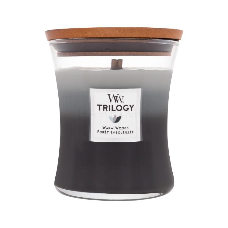 WoodWick Trilogy Warm Woods Mirisna svijeća 275 g