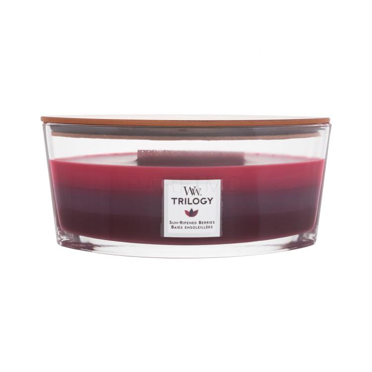 WoodWick Trilogy Sun Ripened Berries Mirisna svijeća 453,6 g