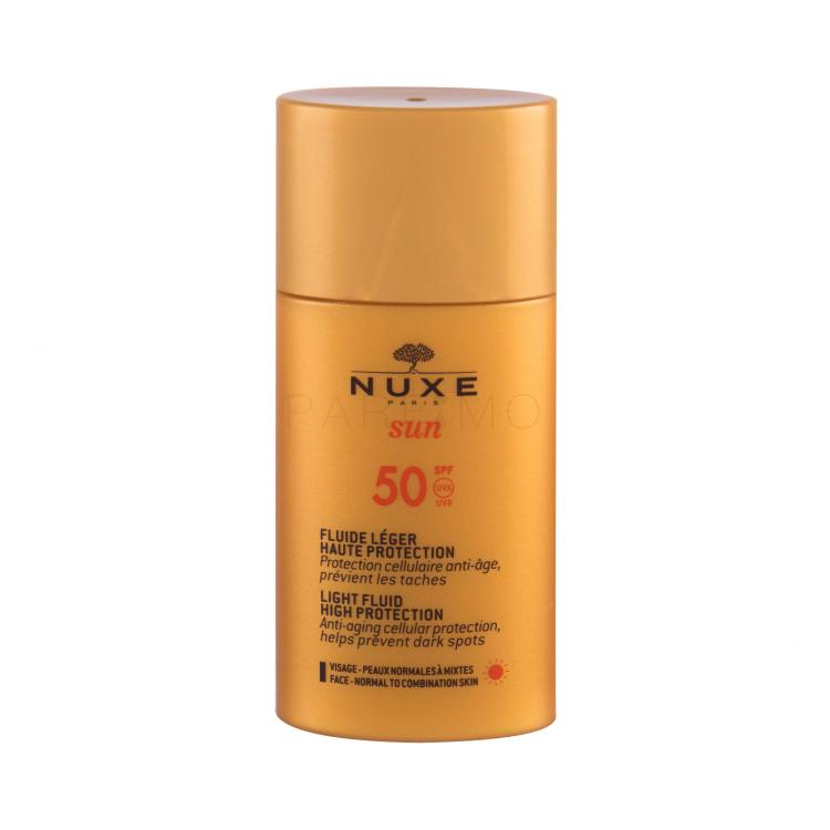 NUXE Sun Light Fluid SPF50 Proizvod za zaštitu lica od sunca 50 ml tester