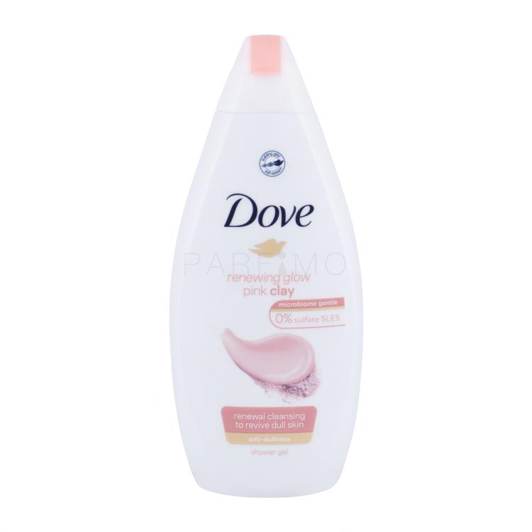 Dove Renewing Glow Pink Clay Gel za tuširanje za žene 500 ml