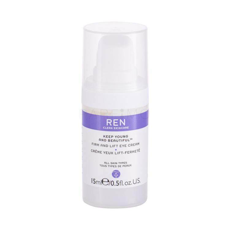 REN Clean Skincare Keep Young And Beautiful Firm And Lift Krema za područje oko očiju za žene 15 ml tester