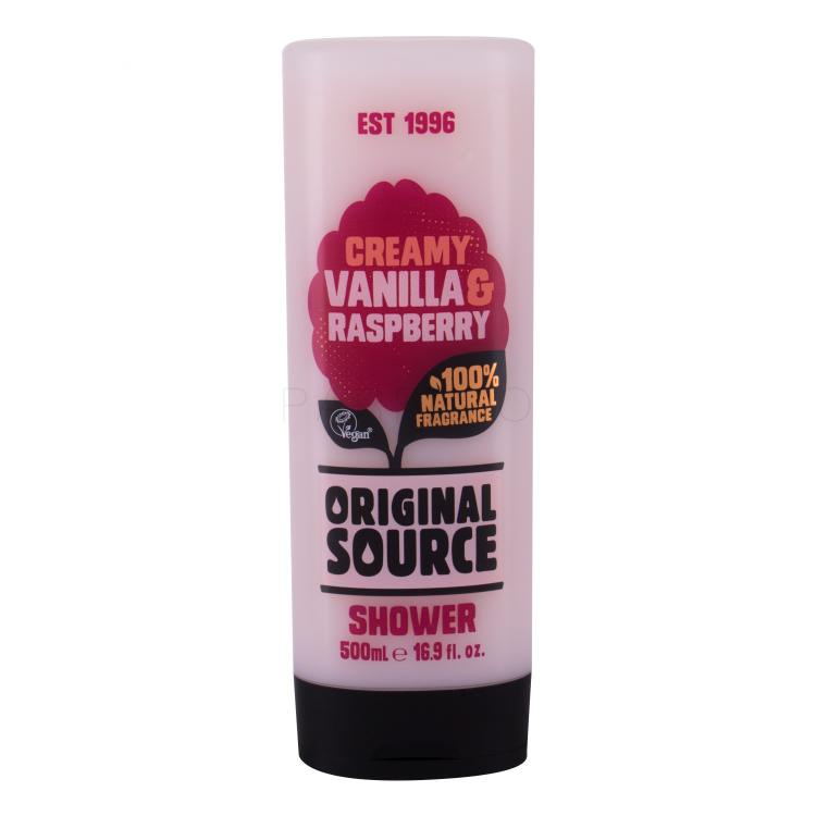 Original Source Shower Vanilla &amp; Raspberry Gel za tuširanje za žene 500 ml