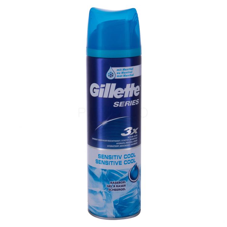 Gillette Series Sensitive Cool Gel za brijanje za muškarce 200 ml