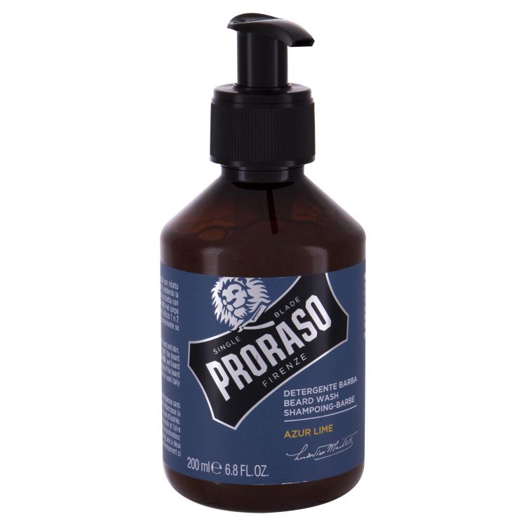 PRORASO Azur Lime Beard Wash Šampon za bradu za muškarce 200 ml