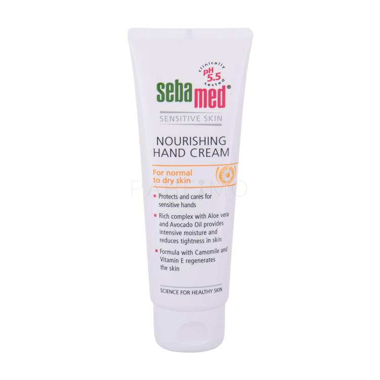 SebaMed Sensitive Skin Nourishing Krema za ruke za žene 75 ml