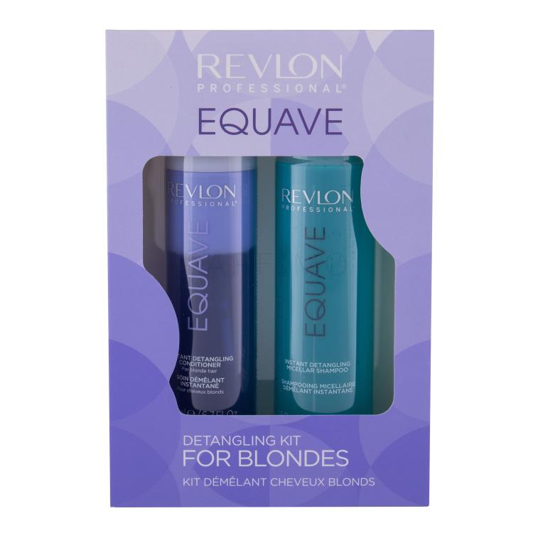 Revlon Professional Equave Instant Detangling Blonde Hair Poklon set regenerator bez ispiranja 200 ml + micelarni šampon 250 ml