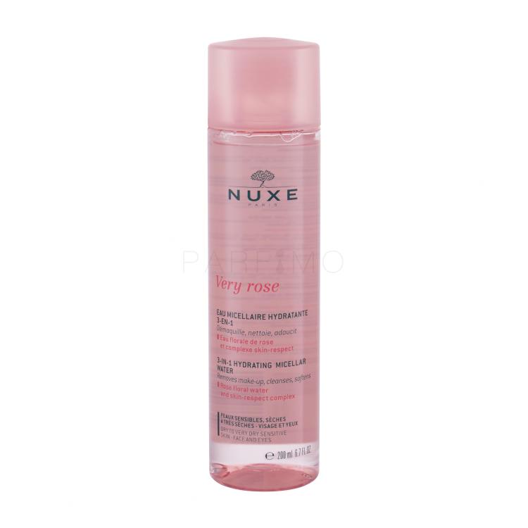 NUXE Very Rose 3-In-1 Hydrating Micelarna voda za žene 200 ml