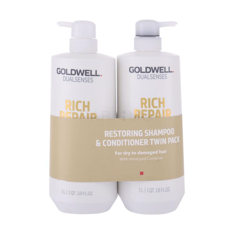 Goldwell Dualsenses Rich Repair Poklon set šampon 1000 ml + regenerator 1000 ml