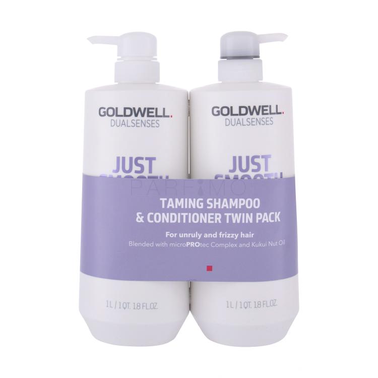 Goldwell Dualsenses Just Smooth Poklon set šampon 1000 ml + regenerator 1000 ml