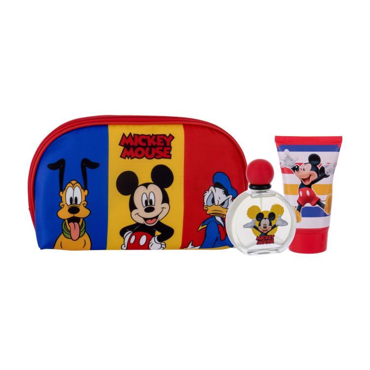 Disney Mickey Mouse Poklon set toaletna voda 50 ml + gel za tuširanje 100 ml + kozmetička torbica