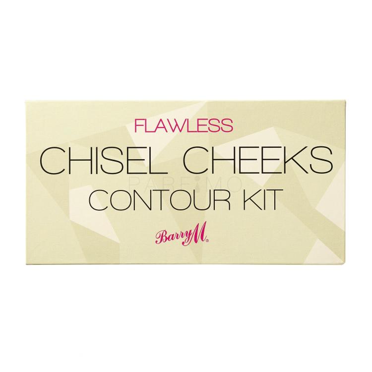 Barry M Flawless Chisel Cheeks Contour Kit Puder u prahu za žene 2,5 g Nijansa Light - Medium