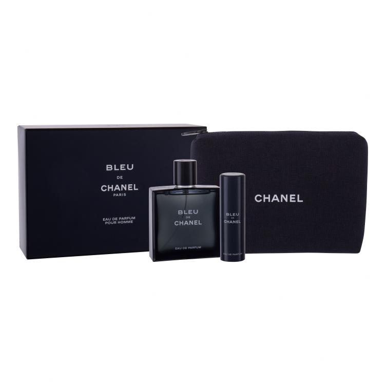Chanel Bleu de Chanel Poklon set parfemska voda 100 ml + parfemska voda 20 ml + kozmetička terba
