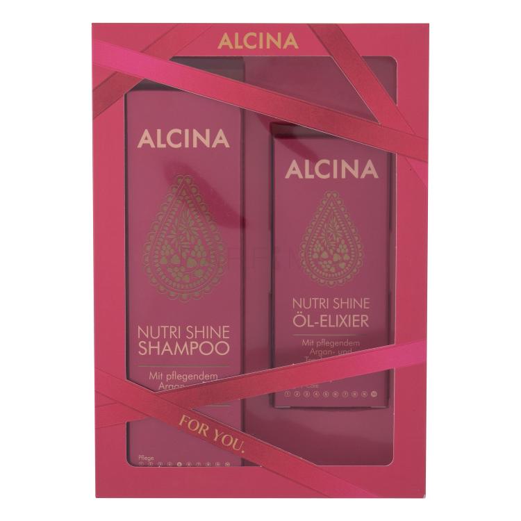 ALCINA Nutri Shine Poklon set šampon 250 ml + uljni eliksir 50 ml