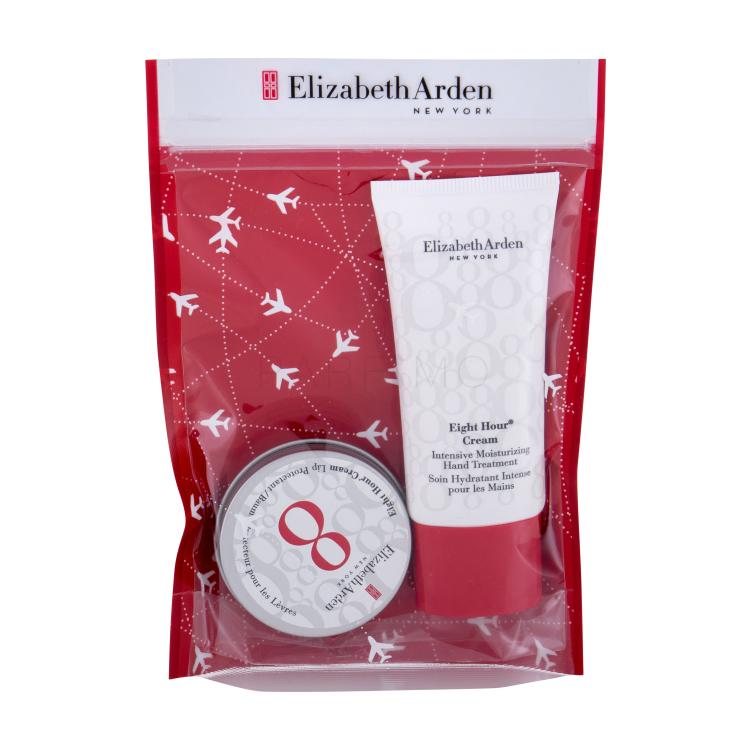 Elizabeth Arden Eight Hour Cream Travel Kit Poklon set krema za ruke 30 ml + balzam za usne 13 ml
