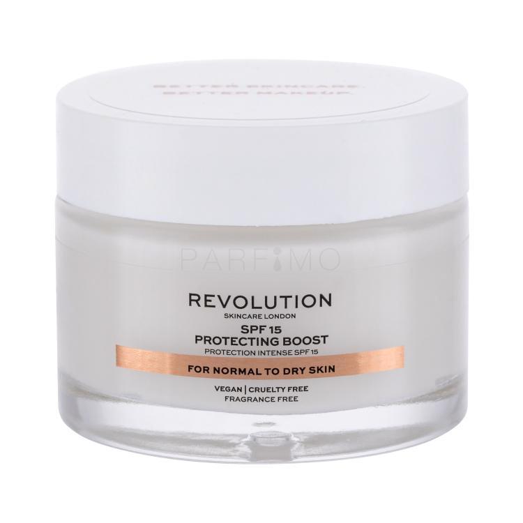 Revolution Skincare Moisture Cream Normal to Dry Skin SPF15 Dnevna krema za lice za žene 50 ml