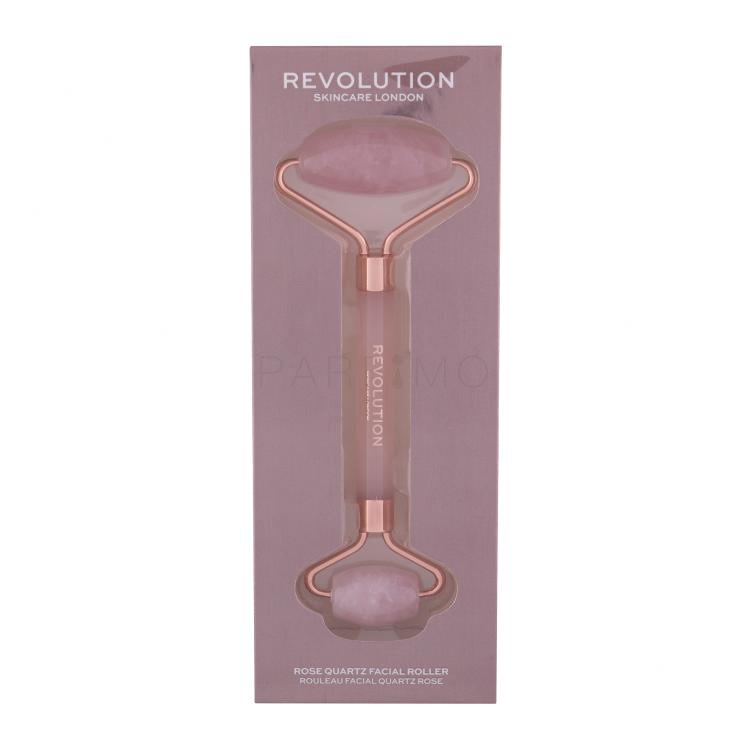 Revolution Skincare Roller Rose Quartz Facial Roller Masažni valjak i kamen za žene 1 kom