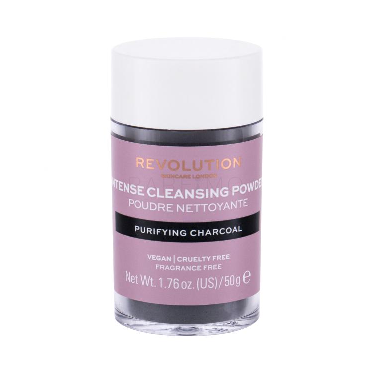 Revolution Skincare Cleansing Powder Purifying Charcoal Pjena za čišćenje lica za žene 50 g